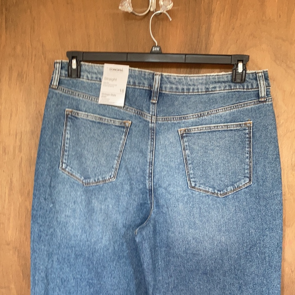 Sonoma high rise straight vintage style jean size 18 - Picture 13 of 14